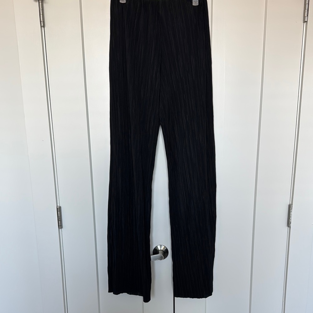 Zara Black Pleated Trousers